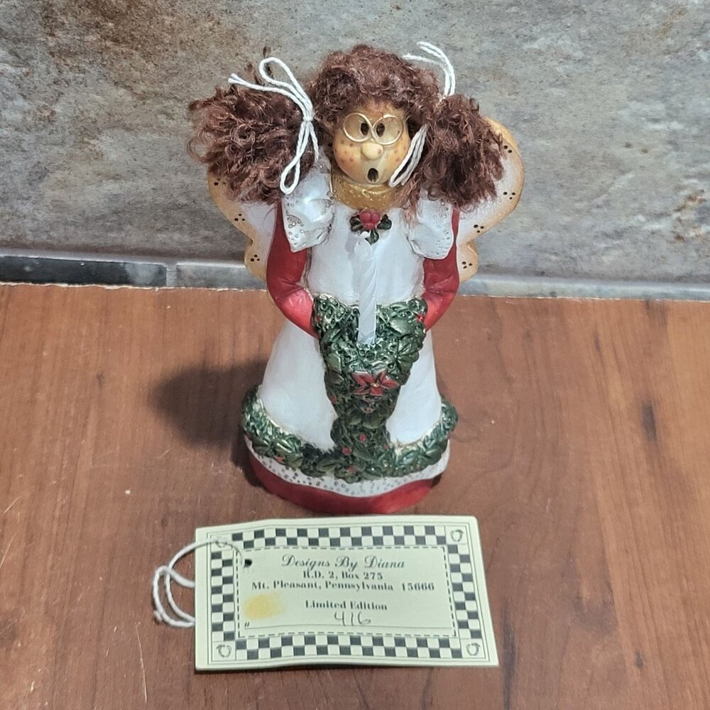 Designs by Diana Angel Figurine 416 Collectable Sculpture Handcrafted